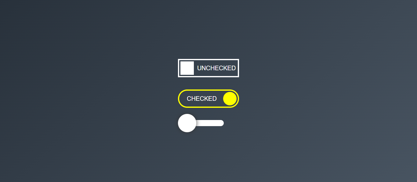 CSS Toggle Button